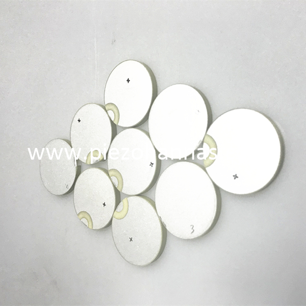 Células de cerámica pizoeléctrica de Discos de 3MHz PIZOELECTRIC para masajeadores ultrasónicos