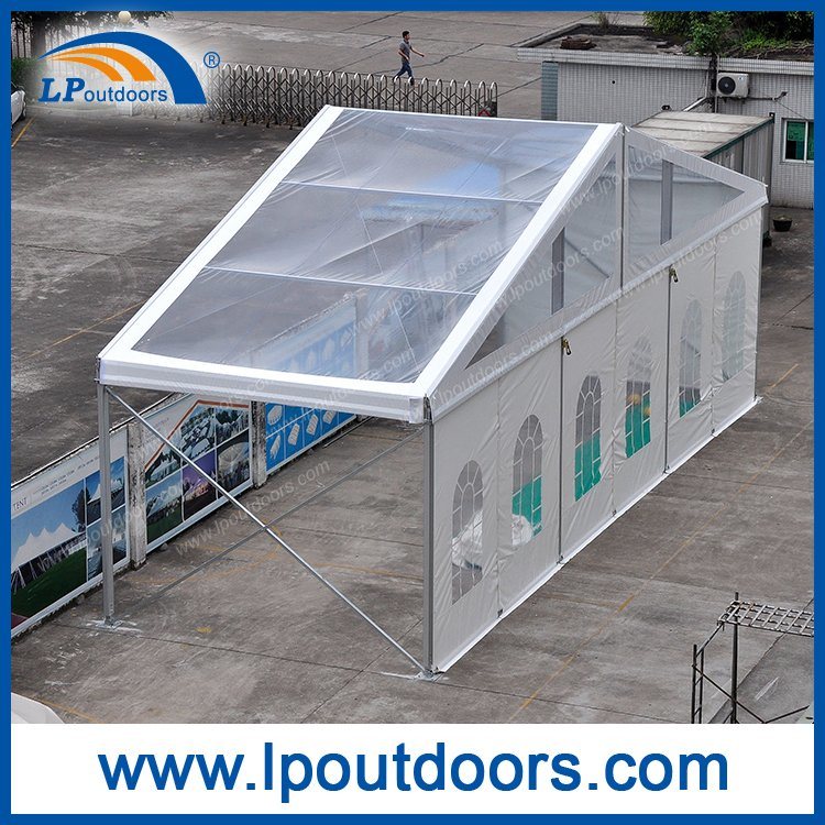 Tienda transparente al aire libre del partido de la cubierta el 15m del tejado para la capacidad 500 