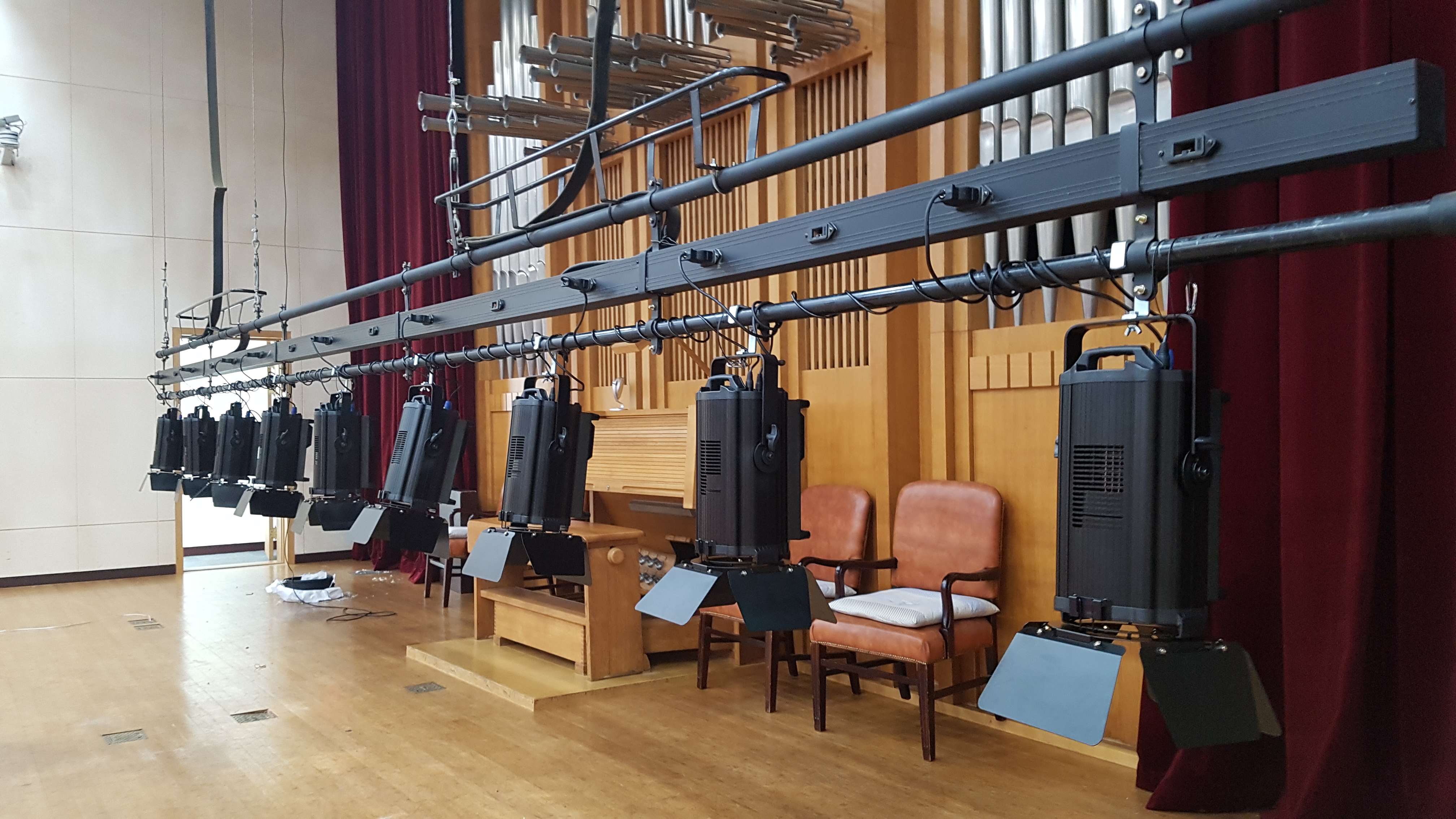 luz de escenario led