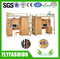 Base de cucheta de madera del estudiante de los muebles del dormitorio de la escuela de la venta caliente con el escritorio y el guardarropa (BD-16)