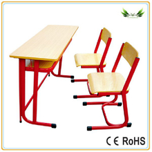 Escritorio y silla de madera (SF-21D) de los muebles de escuela de la escuela secundaria