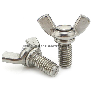 ANSI / ASME B 18.17 Perno de ala universal de 1/4 pulg. De acero inoxidable para cubierta de válvula