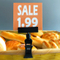 Black Flag Sign Holders for Supermarket PST5-B