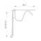 Flip-Up Label Holder H32.5mm DS007