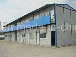 Casa prefabricada de la buena calidad del bajo costo del certificado de la ISO para vivir