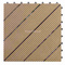 Azulejo de madera al aire libre del Decking del PE/suelo ULTRAVIOLETA anti de Outerior DIY WPC