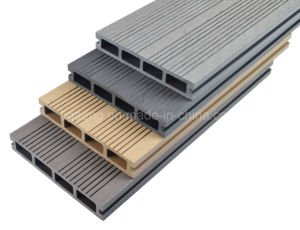 Suelo de madera al aire libre del uso WPC de Outerior del Decking del PE de la venta caliente