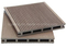 Suelo compuesto pl&aacute;stico de madera de gama alta del Decking de Outerior/placa impermeable de WPC