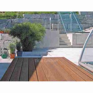 El panel de pared de Vinyle/la madera de madera tiene gusto del tabl&oacute;n del suelo del PE Decking/WPC