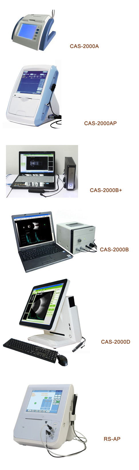 Scanner a / B phtalmique de qualité supérieure en Chine