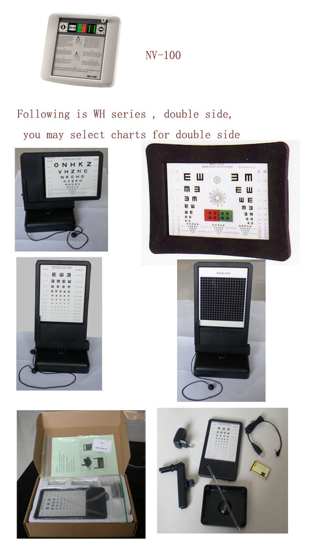 Wh3001 China Near Vision Tester Equipos ópticos Near Vision Tester