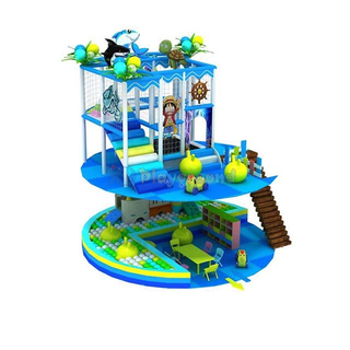 Customized Ocean Theme Kids Soft Small Indoor Playground Set