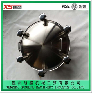 Dn400 нержавеющая сталь AISI304 санитарного давления круглый люк крышки