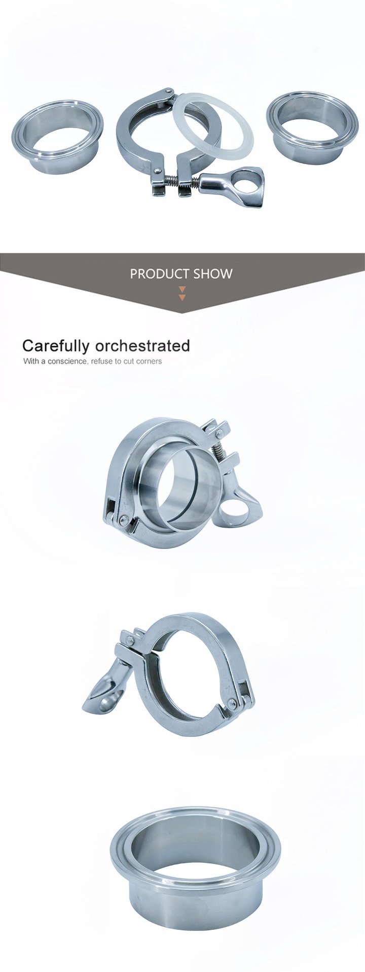 Фитинги Санитарные SS316L Хомут Ferrule