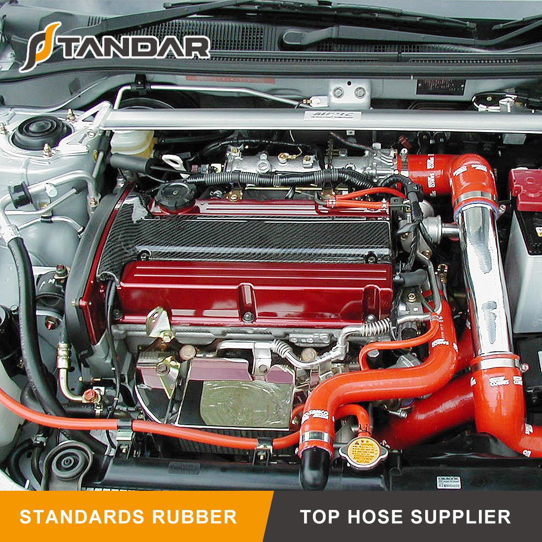 Manguera de silicona automotriz