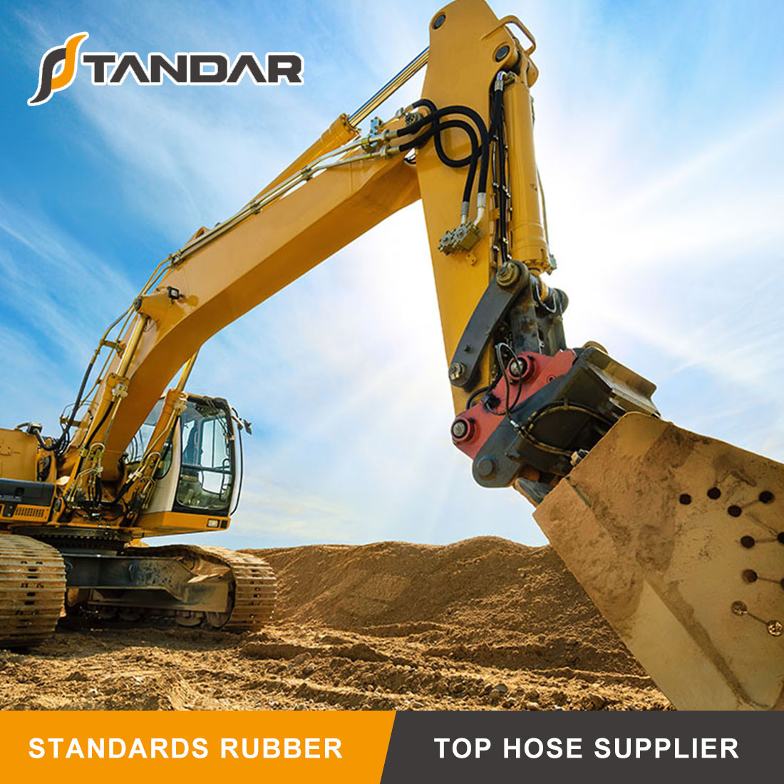 SAE100 R7 PA Manguera hidr&aacute;ulica uesd en excavadoras