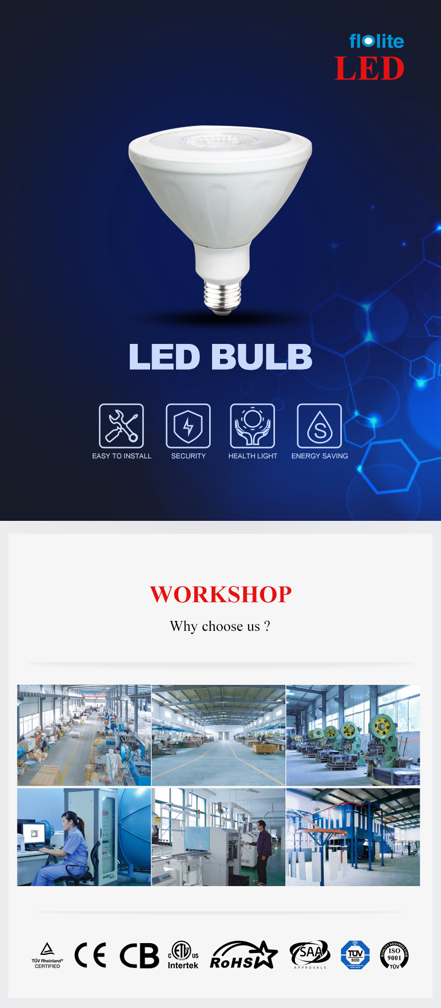 PAR38 LED Dimming Bulb