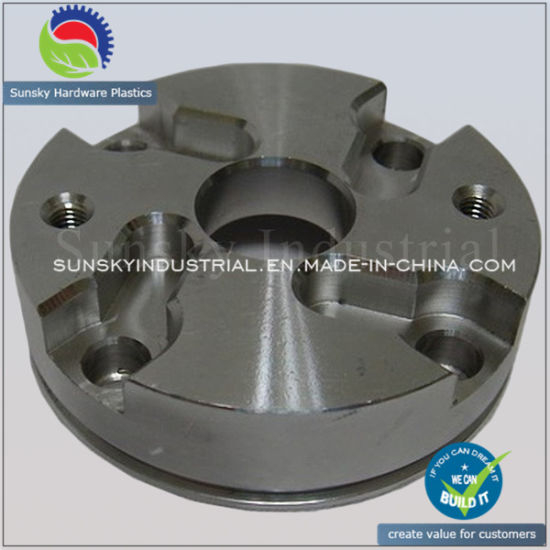 CNC Machining Parts Stainless Steel Flange for Machinery (ST13026)