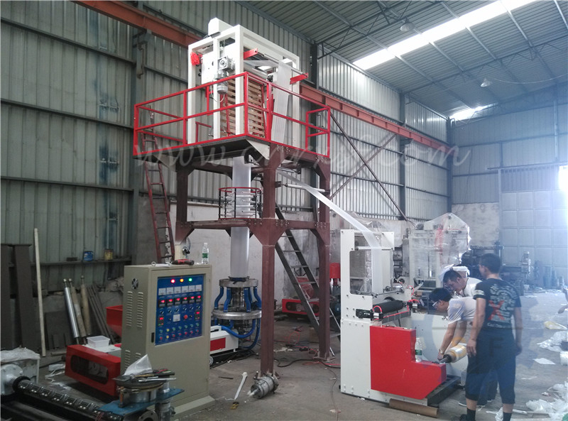 Environmental protection PLA degradable film blowing machine