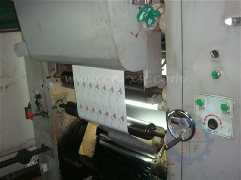 Rotogravure label aluminum foil printing machine