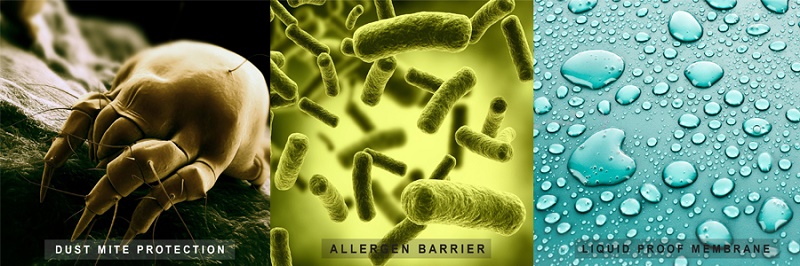 竹提花织物织品竹子自定义的徽标防水床垫保护者