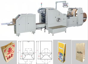 A le roulis visuel du certificat RX-200 de la CE alimenter le sac de papier inférieur carré faisant la machine