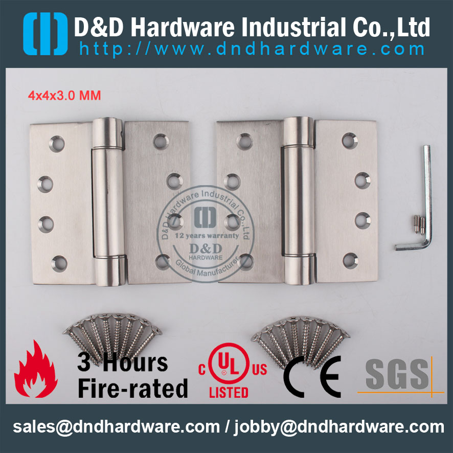 D & D ฮาร์ดแวร์สถาปัตยกรรมฮาร์ดแวร์ SSS สปริงบานพับ DDSS033