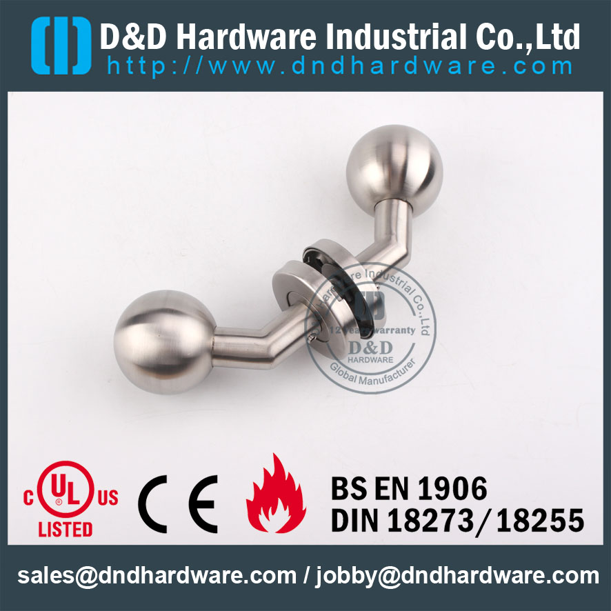 D & D Hardware-aço inoxidável maçaneta da porta DDTH032