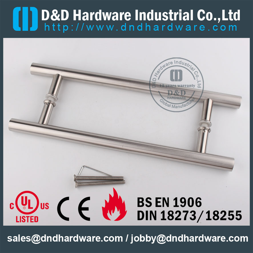 D & D Hardware Porta de vidro SS304 Puxador DDPH001