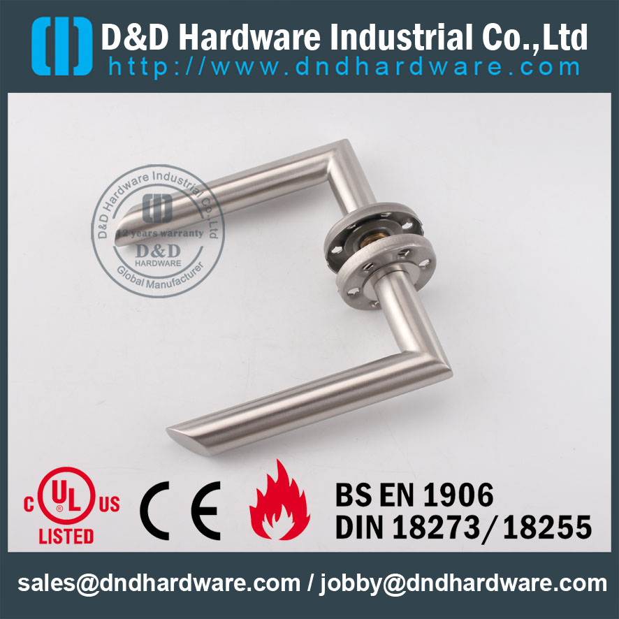 D & D Hardware-Fogo Rated Tubing da porta Handle DDTH012