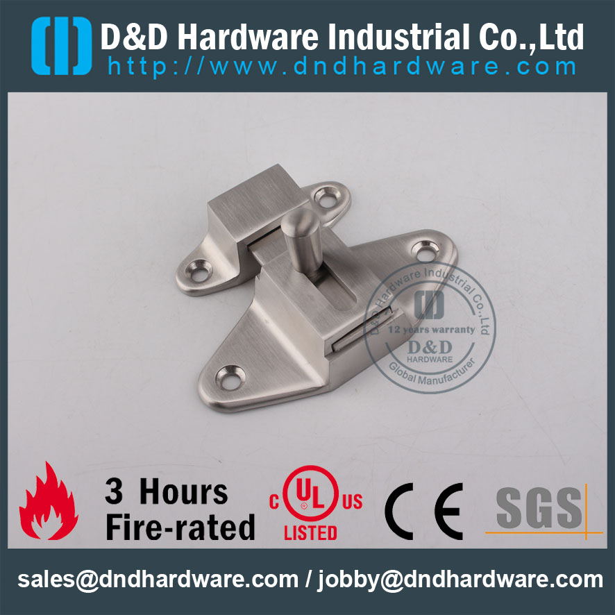 Perno de la puerta de la seguridad del bastidor de la superficie del acero inoxidable para la puerta resistente - DDDG007