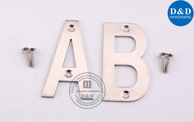 Placa de sinal de número de porta de alta qualidade-D & D Hardware