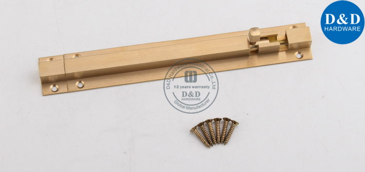 Latão Barrel Bolt-D & D Hardware