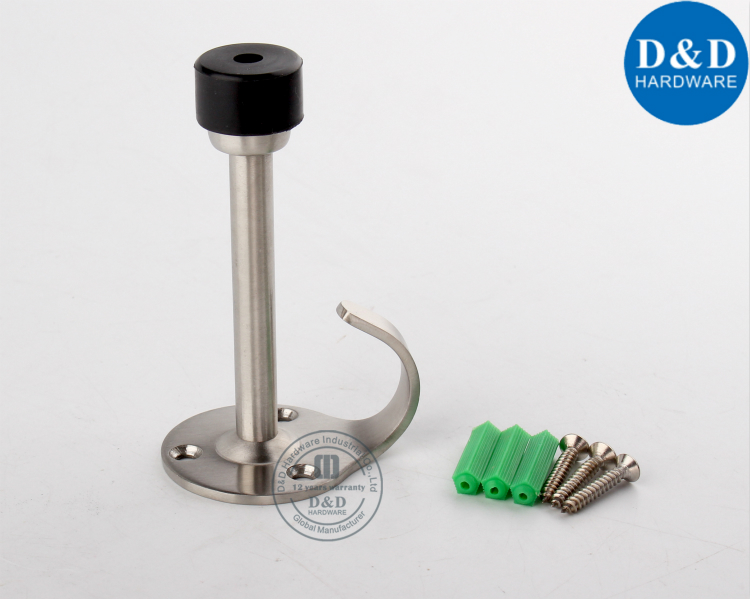 Hardware de stop-d e d de porta longa de aço inoxidável