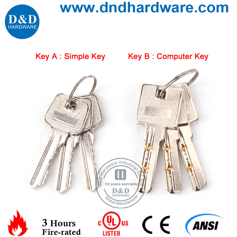 ANSI 6 针可互换磁芯气缸-DDLC013