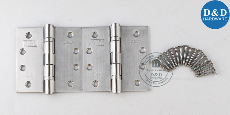 SUS304 Hardware de dobradiça de porta de madeira