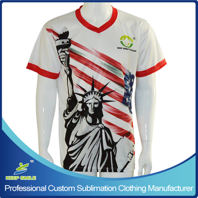 Custom Sublimation Sports T-Shirt with Quick Dry Fabric