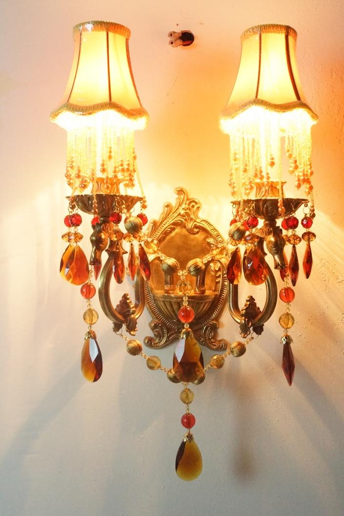 Европейский блестящий отель Crystal Wall Lamp (MB0702-2)