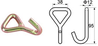 WH3801-1 1-1/2' シングル J フック BS:3000KG/6600LBS - Dawson Group Ltd. - 中国メーカー、サプライヤー、工場
