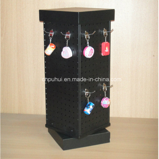 Four Sides Spinning Counter Keychains Rack (PHY161)