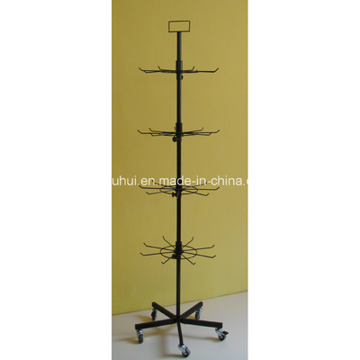 4 Tier Ajusable Hooks Spinner Display (PHY209)