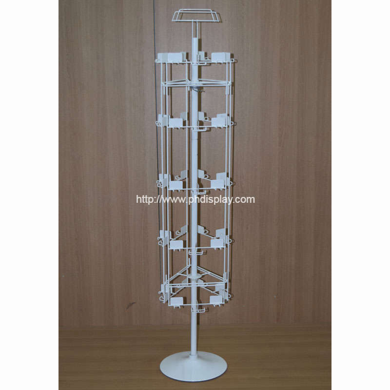triangle shape wire stickers display stand(PHY2048)