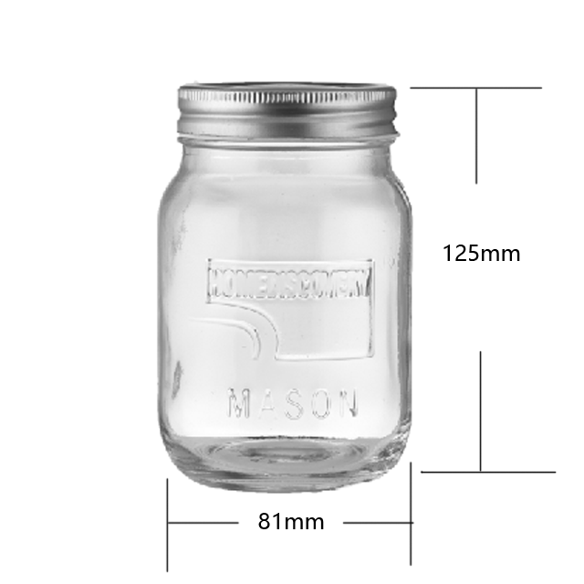 16oz glass mason jar-buy high quality glass mason jar, regular mouth ...