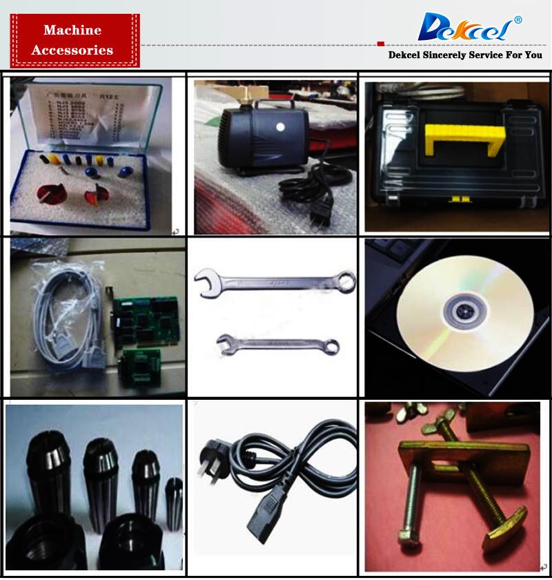 ranuradores de piedra principales dobles del CNC del grabado accesorios