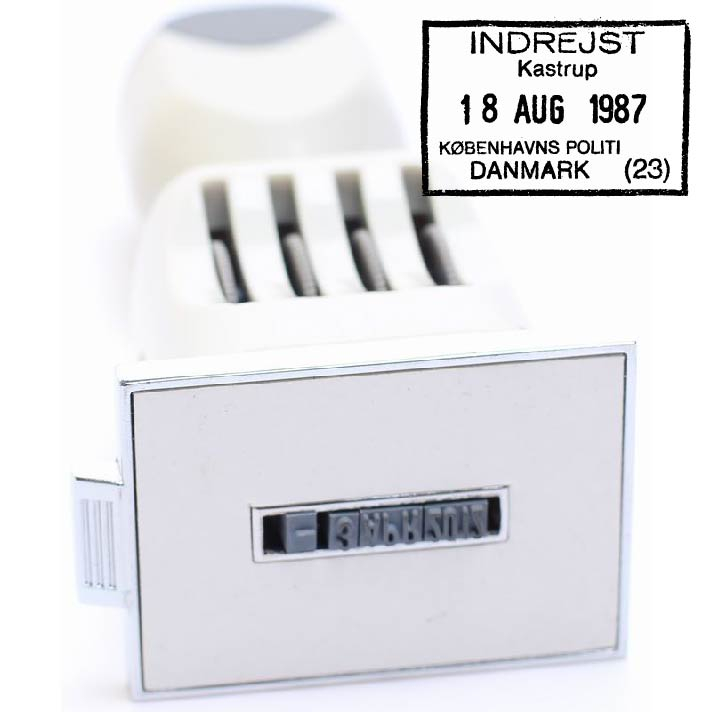 Die Plate Date Stamps Rectangle 41*31mm 