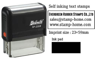 Deskmate Self Inking Stamps Rectangle RP-2359