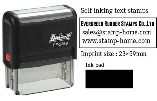 Deskmate Self Inking Stamps Rectangle RP-2359