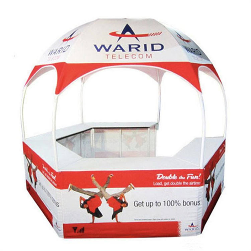 Hot Sale Booth 10x10 Promotional Portable Kiosk Advertising Dome Tent