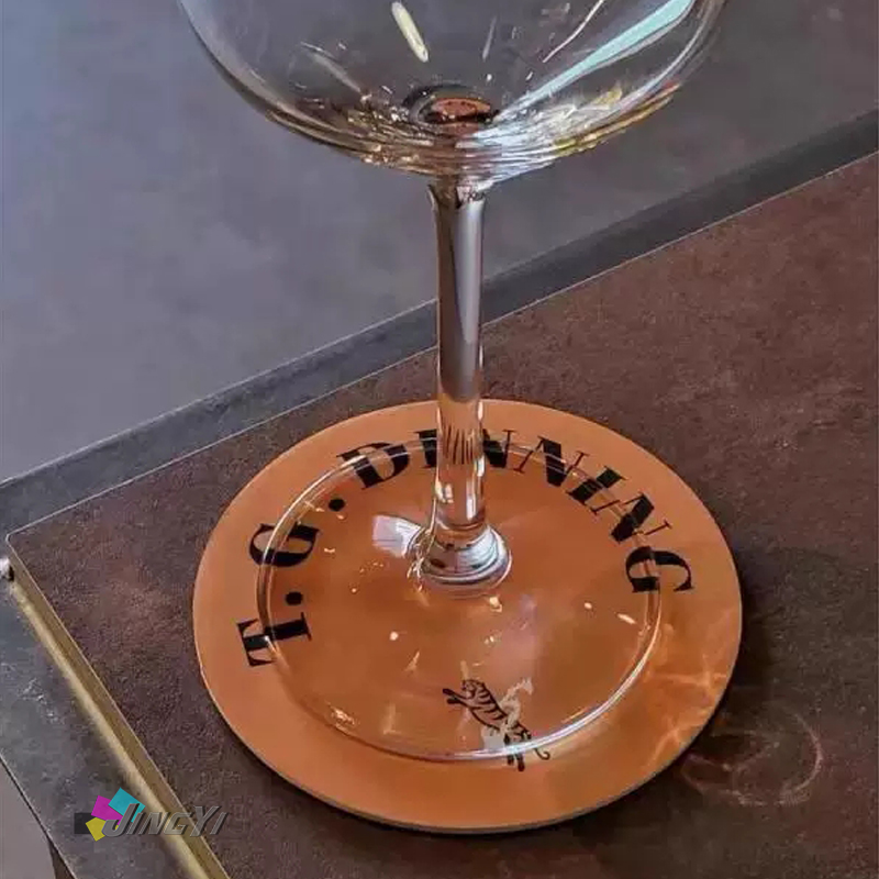Custom Restaurant Round Absorbent Paper Bar