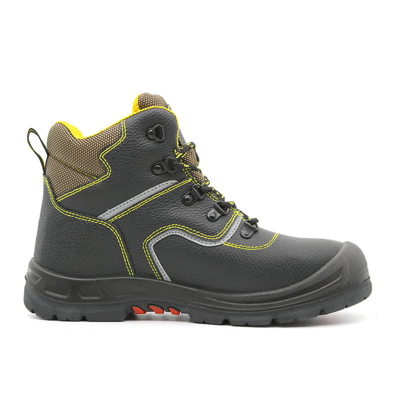 Heat Resistant Anti Slip Rubber Sole Oil Field Safety Shoes 